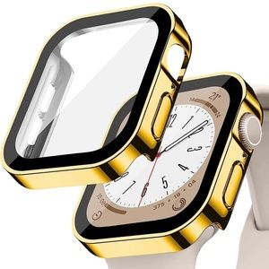 for Apple Watch Case 41mm,Hard Case with Tempered Glass